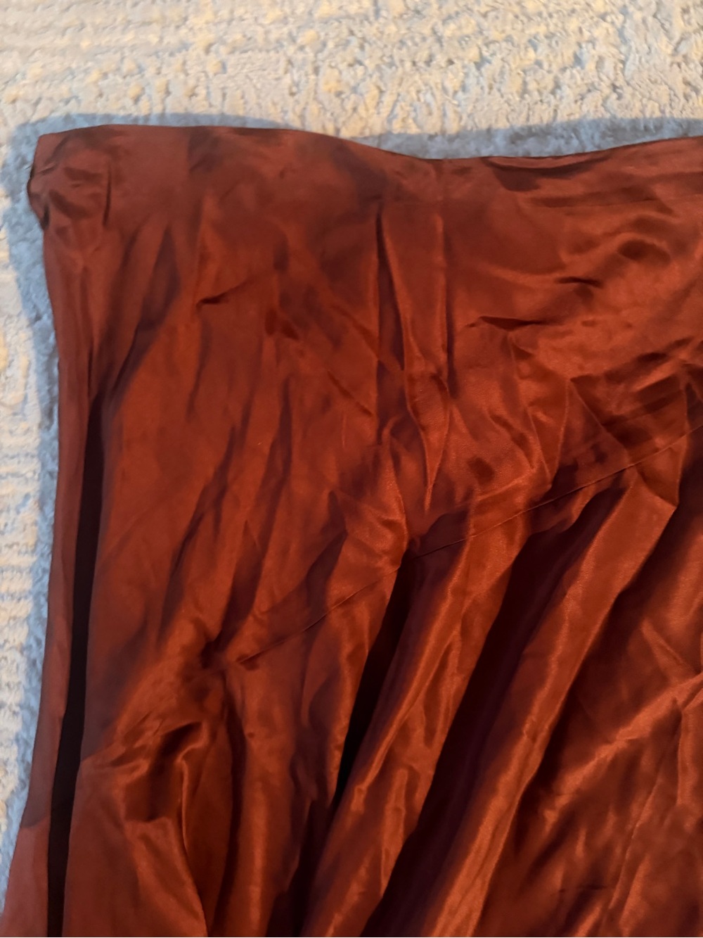 H&M Asymmetrical Rust-Brown Midi Skirt - Picture 3 of 5